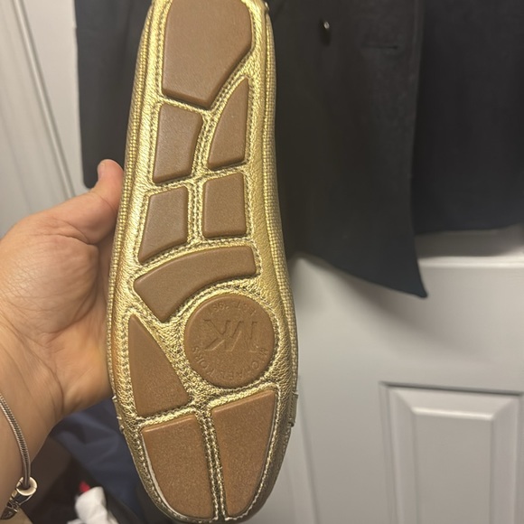 COPY - Gold flats shoes mk brand new size 10 - Picture 2 of 4